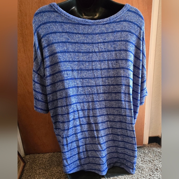 Mossimo Supply Co. Blue Striped Short Sleeve Tee SzM NWT - Picture 5 of 6